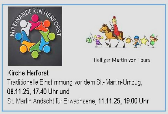 Einladung zu St. Martin